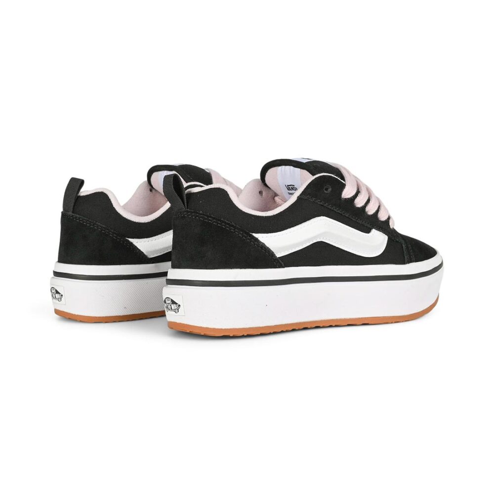 Vans Knu Skool Stacklite Girls Skate Shoes - Black/Pink