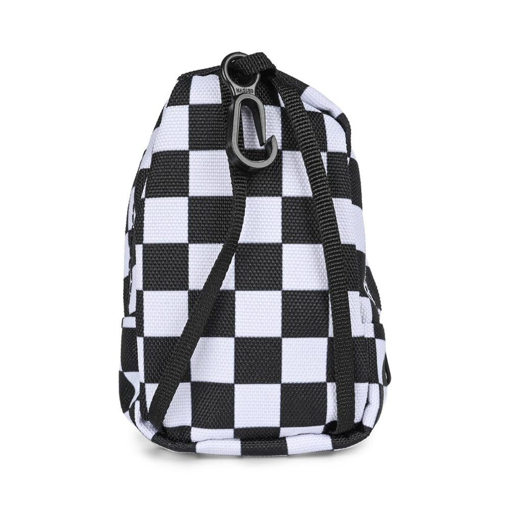 Chrome Mini Buckle Keychain - Black