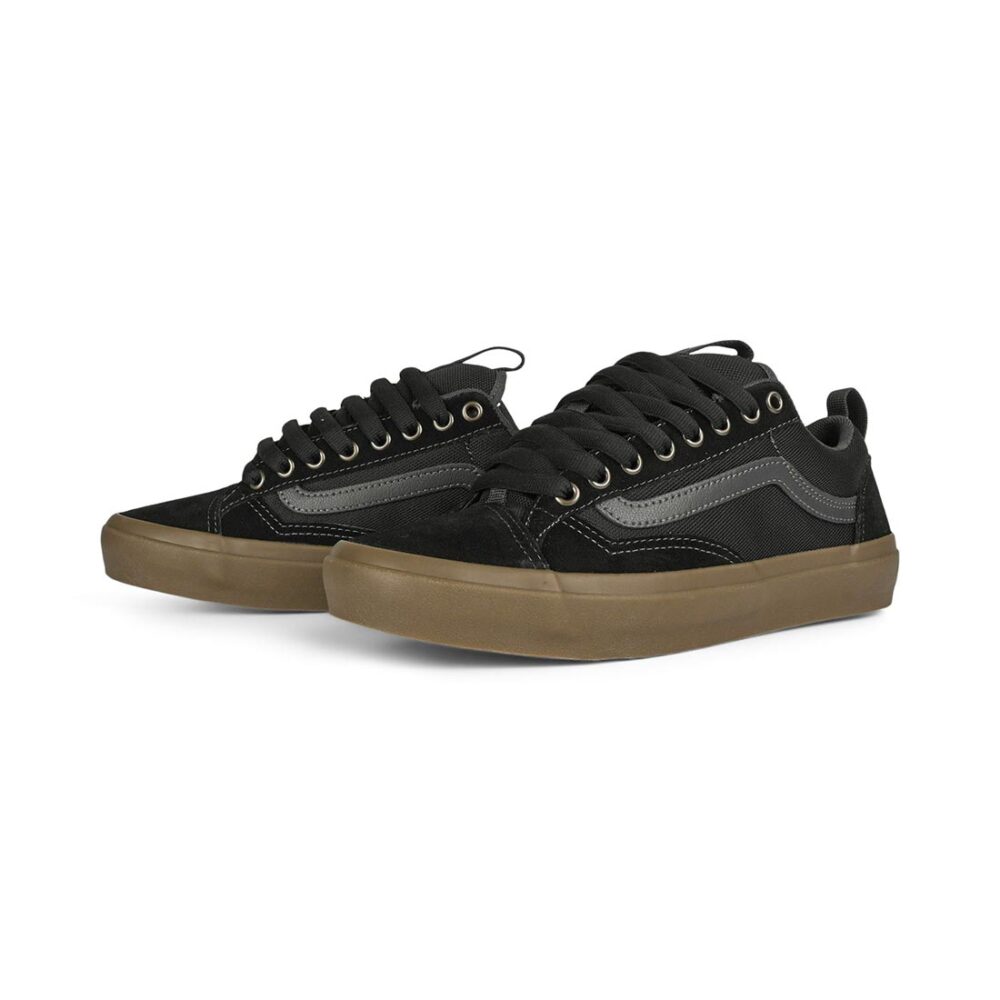 Vans Old Skool 36+ Skate Shoes - Black/Charcoal/Gum