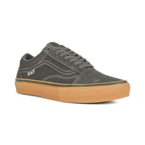 Vans Old Skool Pro Skate Shoes - Faded Black/Gum