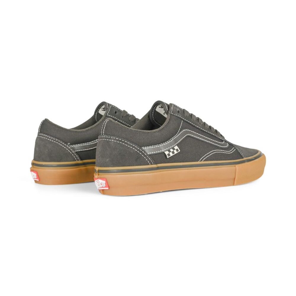 Vans Old Skool Pro Skate Shoes - Faded Black/Gum