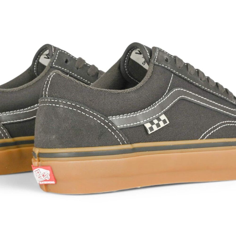 Vans Old Skool Pro Skate Shoes - Faded Black/Gum
