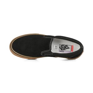 Vans Slip-On Pro Skate Shoes - Black/Gum/White