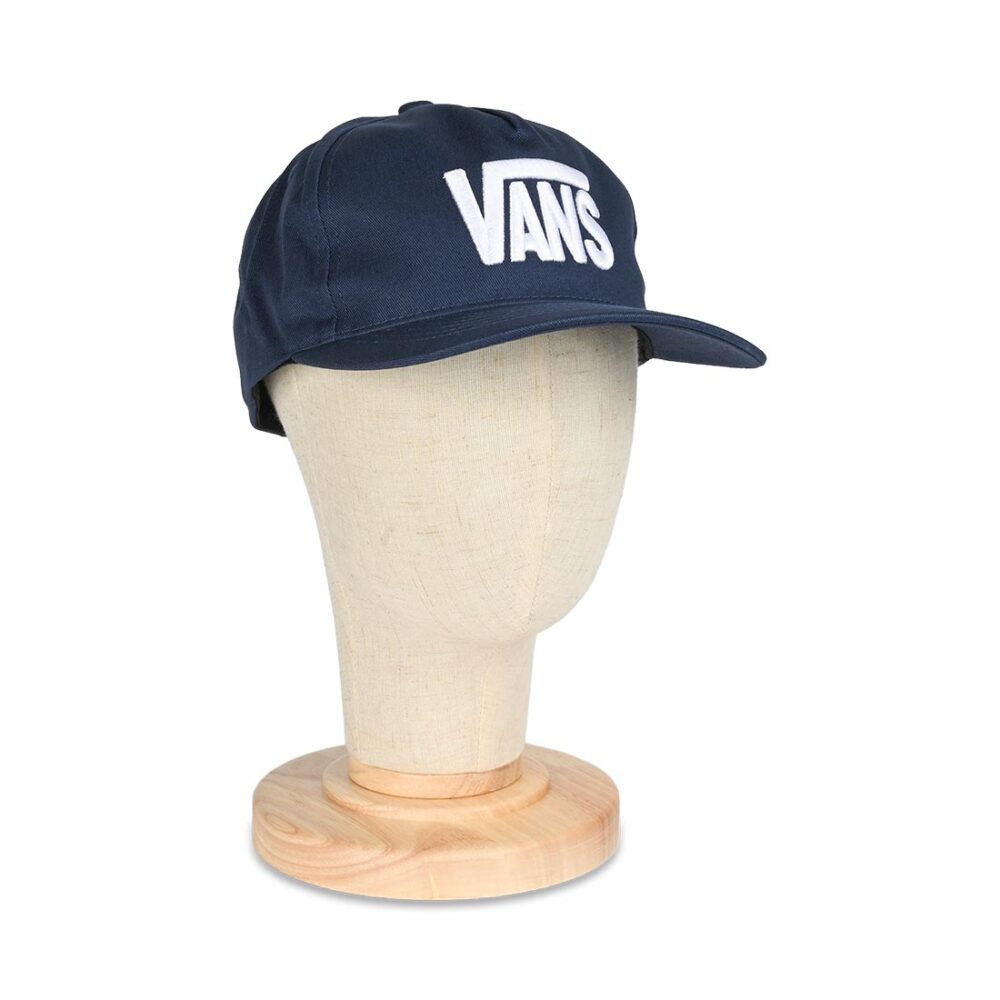 Vans Stretch Logo Snapback Hat - Dress Blues