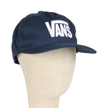 Vans Stretch Logo Snapback Hat - Dress Blues