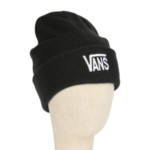 Vans Stretch Logo Tall Cuff Beanie Hat - Black (Copy)