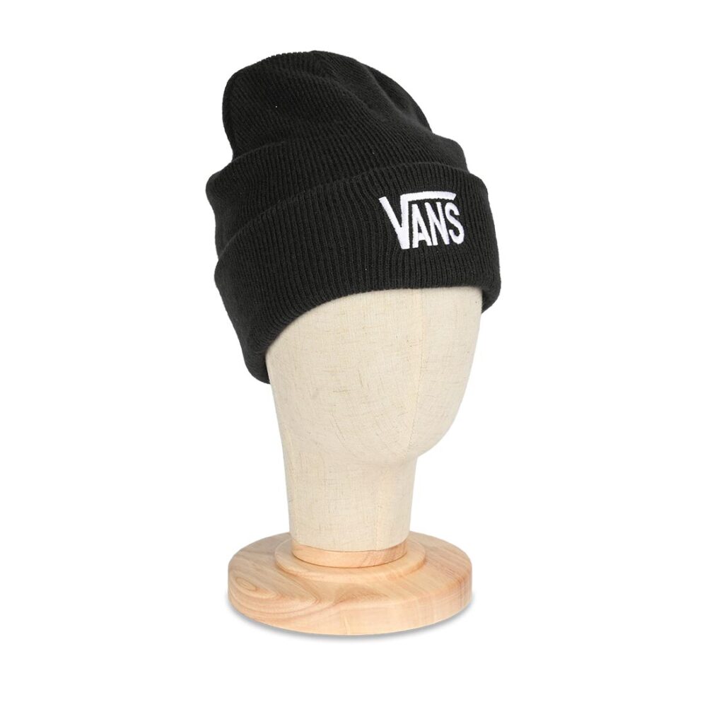 Vans Stretch Logo Tall Cuff Beanie Hat - Classic Blue