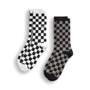 Vans Ticker Crew Socks 2 Pack - Black/White