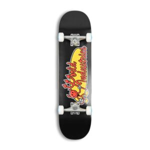 World Industries Oval Logo 8" Complete Skateboard - Black