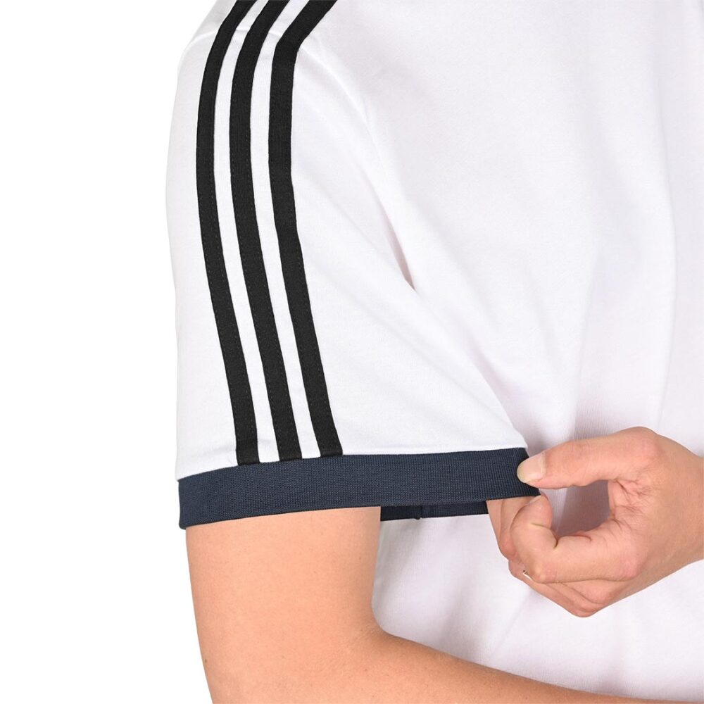 Adidas Skateboarding Ringer S/S T-Shirt - White/Aurora Ink