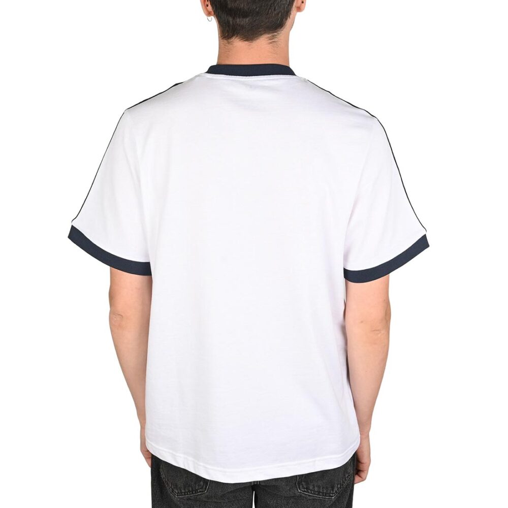 Adidas Skateboarding Ringer S/S T-Shirt - White/Aurora Ink