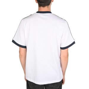 Adidas Skateboarding Ringer S/S T-Shirt - White/Aurora Ink