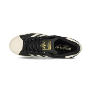 Adidas Superstar 80 ADV Skate Shoes - Black/Cream White/Gold