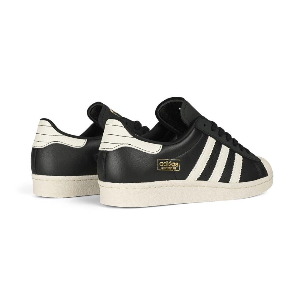 Adidas Superstar 80 ADV Skate Shoes - Black/Cream White/Gold