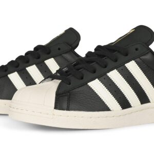 Adidas Superstar 80 ADV Skate Shoes - Black/Cream White/Gold