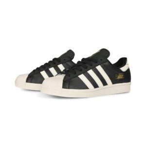 Adidas Superstar 80 ADV Skate Shoes - Black/Cream White/Gold