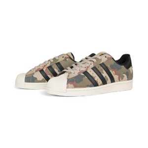 Adidas Superstar ADV Skate Shoes - Khaki/Black/Chalk White