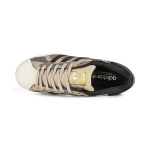 Adidas Superstar ADV Skate Shoes - Khaki/Black/Chalk White