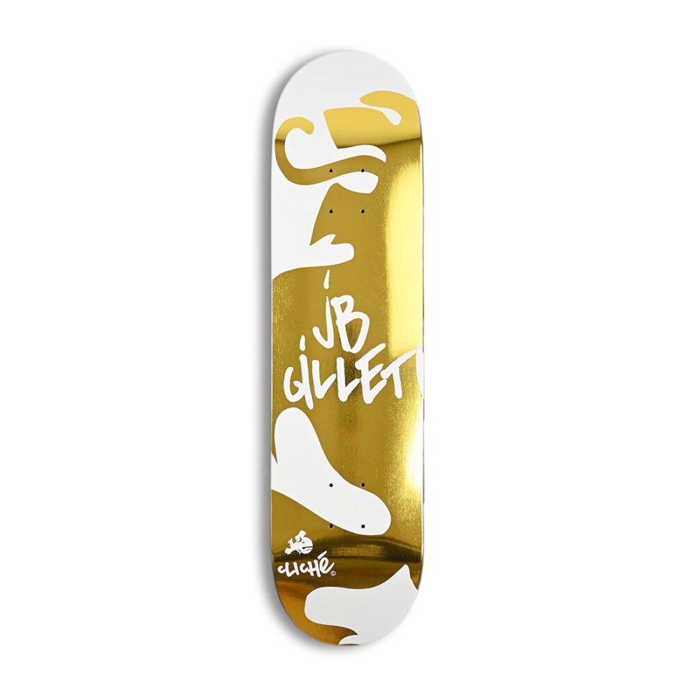 Cliche JB Gillet Lyon 8" Skateboard Deck - Gold
