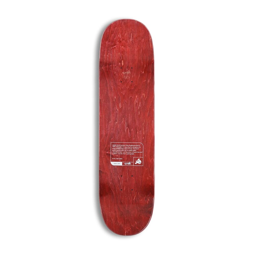 Cliche Jeremie Daclin Camera 8.5" Skateboard Deck - Grey