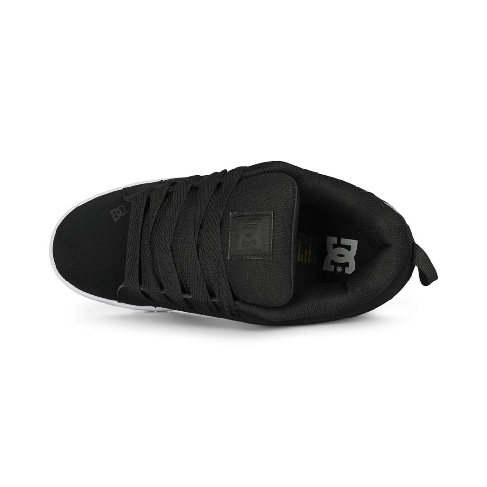 DC Court Graffik Skate Shoes - Black/Blue Jewel