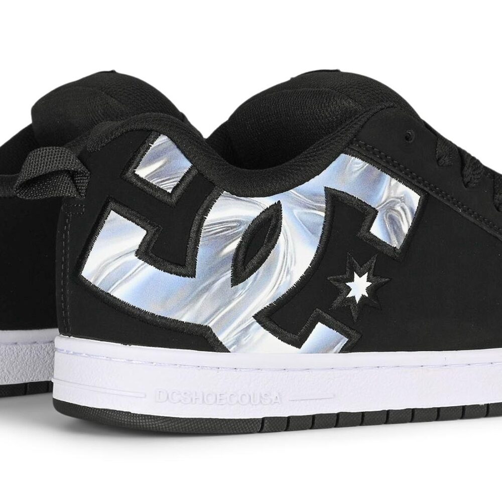 DC Court Graffik Skate Shoes - Black/Blue Jewel