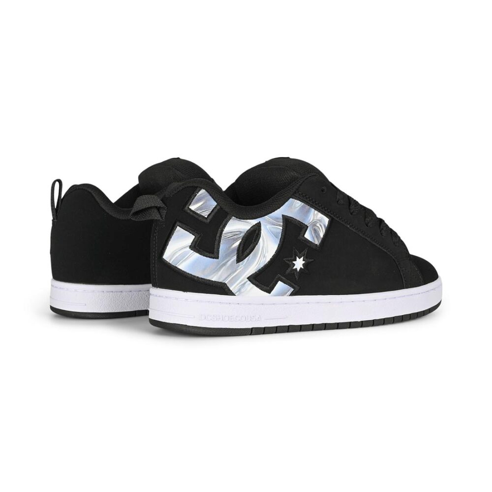 DC Court Graffik Skate Shoes - Black/Blue Jewel