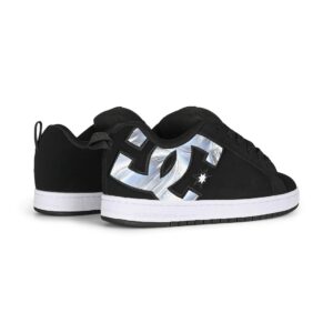 DC Court Graffik Skate Shoes - Black/Blue Jewel