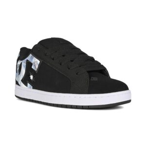 DC Court Graffik Skate Shoes - Black/Blue Jewel