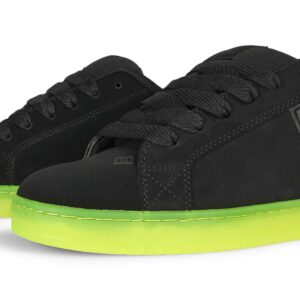 DC Court Graffik Skate Shoes - Black/Lime