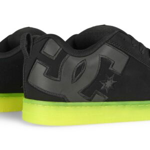 DC Court Graffik Skate Shoes - Black/Lime