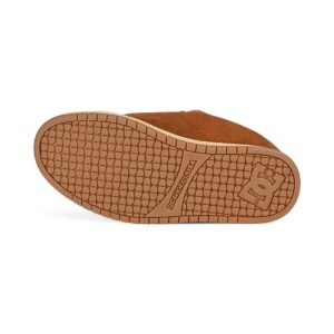 DC Court Graffik Skate Shoes - Brown/Tan/Navy