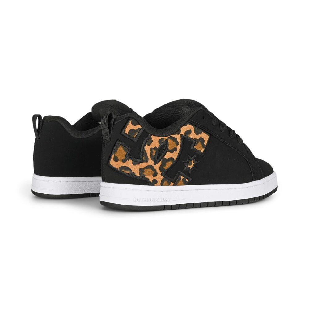 DC Court Graffik Skate Shoes - Cheetah/Black
