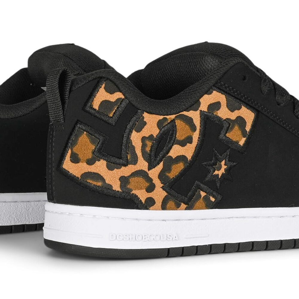 DC Court Graffik Skate Shoes - Cheetah/Black
