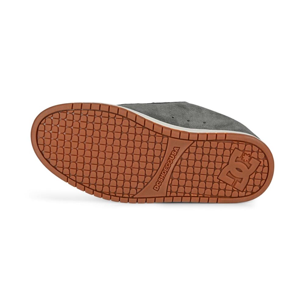 DC Court Graffik Skate Shoes - Grey/Gum