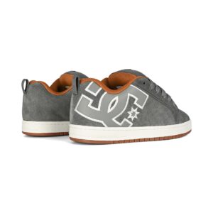 DC Court Graffik Skate Shoes - Grey/Gum