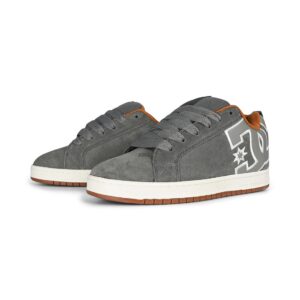 DC Court Graffik Skate Shoes - Grey/Gum