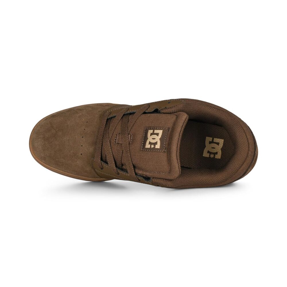 DC Crisis 2 Low Top Skate Shoes - Brown/Gum