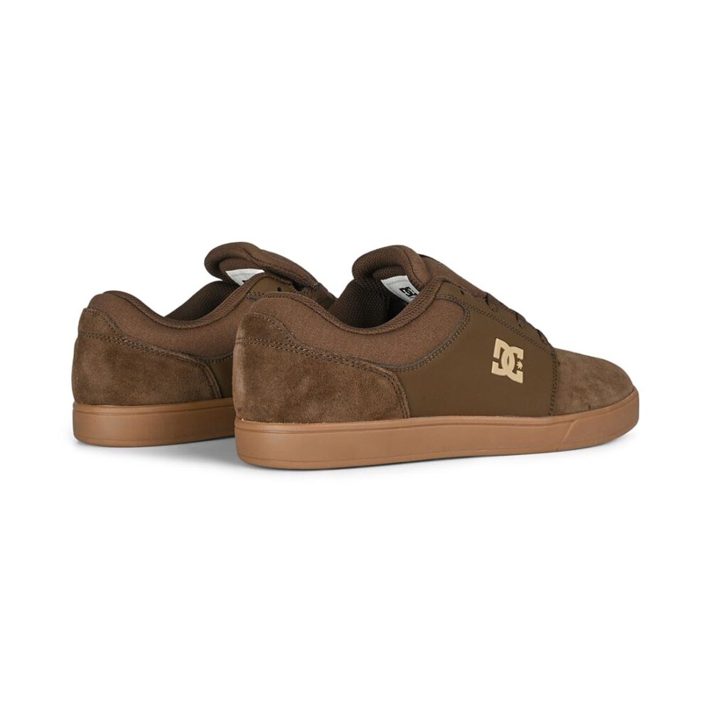 DC Crisis 2 Low Top Skate Shoes - Brown/Gum
