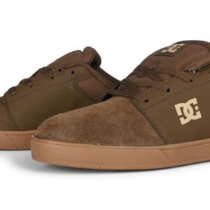 DC Crisis 2 Low Top Skate Shoes - Brown/Gum