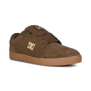 DC Crisis 2 Low Top Skate Shoes - Brown/Gum