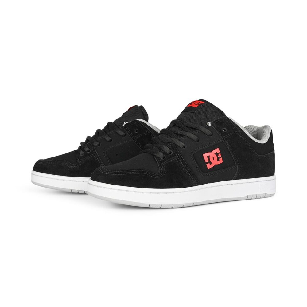 DC Manteca 4 Skate Shoes - Black/Black/Red