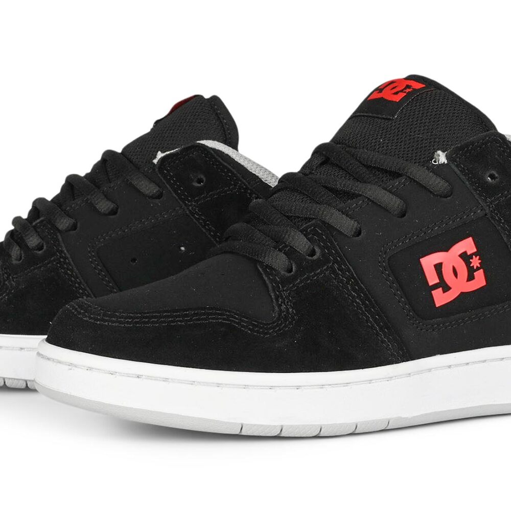DC Manteca 4 Skate Shoes - Black/Black/Red