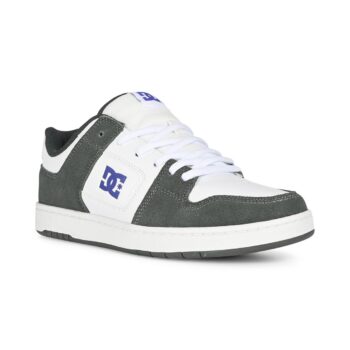 DC Manteca 4 Skate Shoes - Grey/White/Purple
