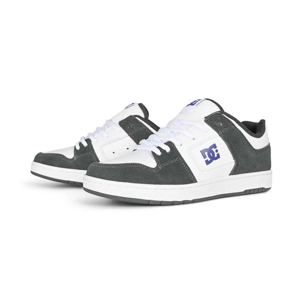 DC Manteca 4 Skate Shoes - Grey/White/Purple