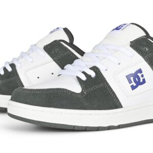 DC Manteca 4 Skate Shoes - Grey/White/Purple