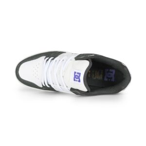 DC Manteca 4 Skate Shoes - Grey/White/Purple
