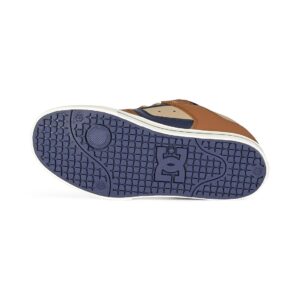 DC Pure Skate Shoes - Brown/Navy/Tan