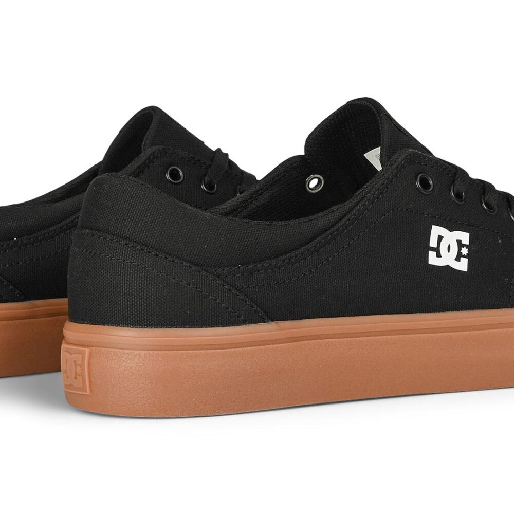 DC Trase TX Skate Shoes - Black/Gum