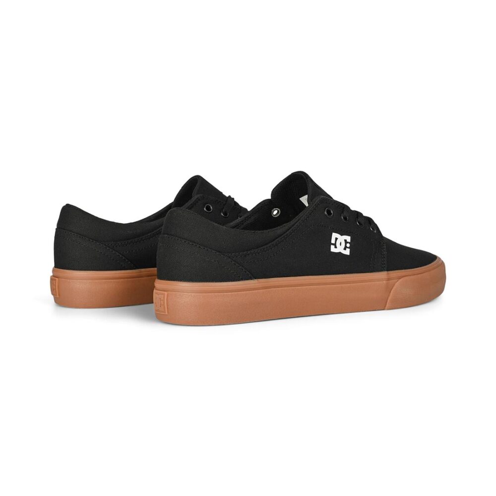 DC Trase TX Skate Shoes - Black/Gum